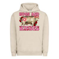 Pigment French Oak hugs and kisses charolais bull Urban Hoodie - RanaPortraitStore