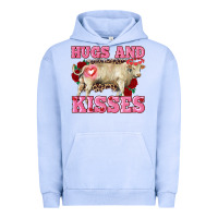 Pigment Grape Ice hugs and kisses charolais bull Urban Hoodie - RanaPortraitStore