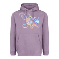 Lavender octopus t  shirtoctopus t  shirt Heavyweight Hoodie - linhVisuals