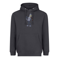 Futurama Bender Heavyweight Hoodie | Teevron