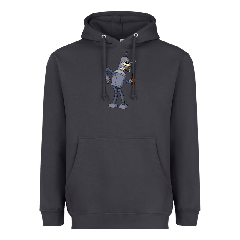 Futurama Bender Heavyweight Hoodie by linhVisuals | Teevron