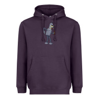 Plum futurama bender Heavyweight Hoodie - linhVisuals