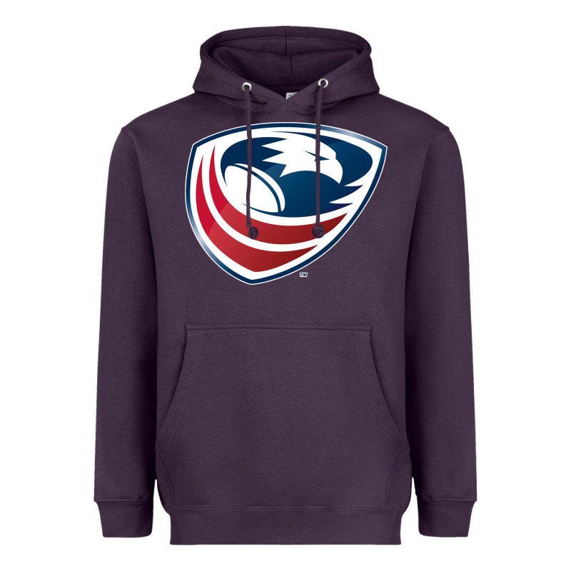 Usa Rugby Heavyweight Hoodie by linhVisuals | Teevron