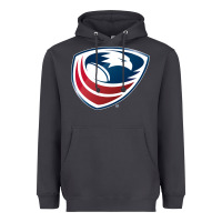 Smoke usa rugby Heavyweight Hoodie - linhVisuals