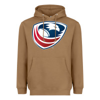 Toasted Coconut usa rugby Heavyweight Hoodie - linhVisuals