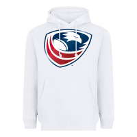 White usa rugby Heavyweight Hoodie - linhVisuals