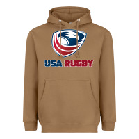 Toasted Coconut usa rugby Heavyweight Hoodie - linhVisuals