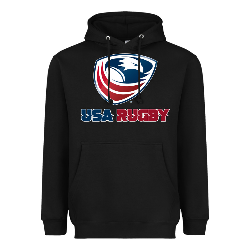 Usa Rugby Heavyweight Hoodie by linhVisuals | Teevron