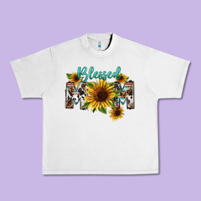 Blessed Mom Mother's Day Urban Heavy Tee Designed By Fadigitalartstudio