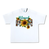 White Blessed mom Mother's Day Urban Heavy Tee - FaDigitalArtStudio
