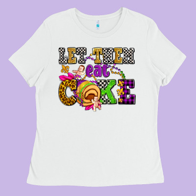 Let Them Eat Cake Olivia Ladies Tee Designed By Oliviacreatesart