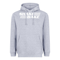 Heather Grey shake and bake Heavyweight Hoodie - linhVisuals