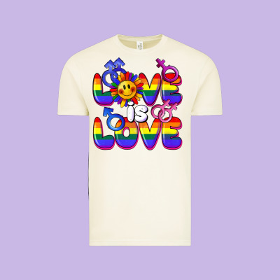 Love Is Love Vintage Tee Designed By Fadigitalartstudio