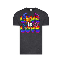 Vintage Black Love is love Vintage Tee - FaDigitalArtStudio