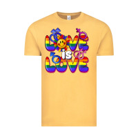Vintage Mustard Love is love Vintage Tee - FaDigitalArtStudio