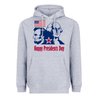 Heather Grey presidents day Heavyweight Hoodie - linhVisuals