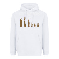 White size matters Heavyweight Hoodie - linhVisuals