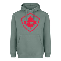 Sage rugby canada Heavyweight Hoodie - linhVisuals