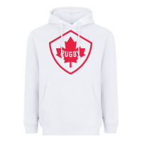 White rugby canada Heavyweight Hoodie - linhVisuals