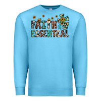Ocean Blue faith is essential Premium Sweatshirt - JahusDesignShop