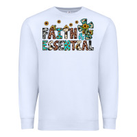 White faith is essential Premium Sweatshirt - JahusDesignShop