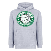 Heather Grey starbuckets can't Heavyweight Hoodie - linhVisuals