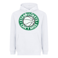 White starbuckets can't Heavyweight Hoodie - linhVisuals