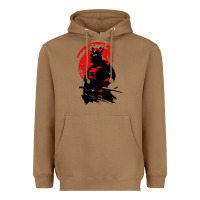 Toasted Coconut samurai warrior Heavyweight Hoodie - linhVisuals