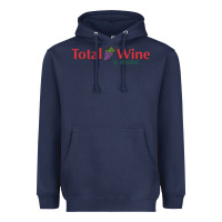 Navy total and wine & more   wine drinker Heavyweight Hoodie - linhVisuals