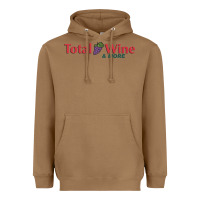 Toasted Coconut total and wine & more   wine drinker Heavyweight Hoodie - linhVisuals