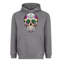 Storm sugar skull Heavyweight Hoodie - linhVisuals