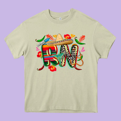 Cinco De Mayo Rn Heavy Core Tee Designed By Cowgirlartshop
