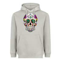 Moon Dust sugar skull Heavyweight Hoodie - linhVisuals