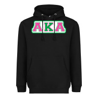 Black alpha kappa aka Heavyweight Hoodie - linhVisuals