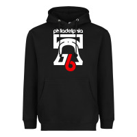 Black philadelphia vintage liberty bell Heavyweight Hoodie - linhVisuals