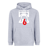 Heather Grey philadelphia vintage liberty bell Heavyweight Hoodie - linhVisuals