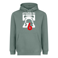 Sage philadelphia vintage liberty bell Heavyweight Hoodie - linhVisuals