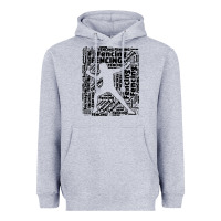 Heather Grey fencing sport Heavyweight Hoodie - linhVisuals