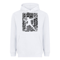 White fencing sport Heavyweight Hoodie - linhVisuals
