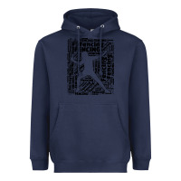 Navy fencing sport Heavyweight Hoodie - linhVisuals