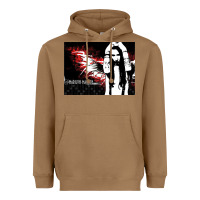 Marilyns Angel With Scabbed Wings Heavyweight Hoodie | Teevron