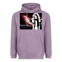 Lavender Marilyns angel with scabbed wings Heavyweight Hoodie - linhVisuals