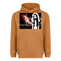 Meerkat Marilyns angel with scabbed wings Heavyweight Hoodie - linhVisuals