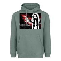 Sage Marilyns angel with scabbed wings Heavyweight Hoodie - linhVisuals