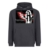 Smoke Marilyns angel with scabbed wings Heavyweight Hoodie - linhVisuals
