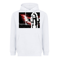 White Marilyns angel with scabbed wings Heavyweight Hoodie - linhVisuals