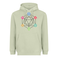 Matcha minimal dnd Heavyweight Hoodie - linhVisuals