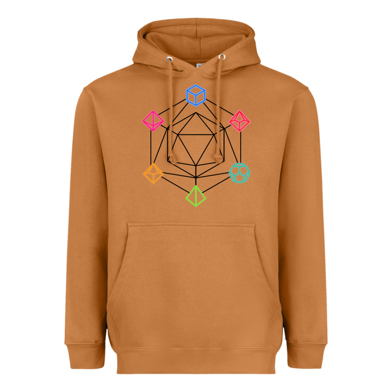 Minimal Dnd Heavyweight Hoodie by linhVisuals | Teevron