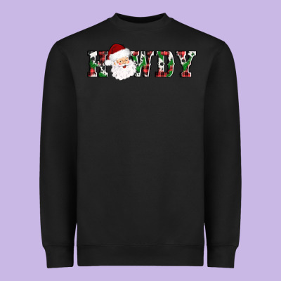 Howdy Santa Heavyweight Sweatshirt Designed By Adodesignshop
