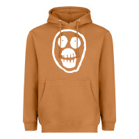 Meerkat the mighty boosh monkey skull Heavyweight Hoodie - linhVisuals